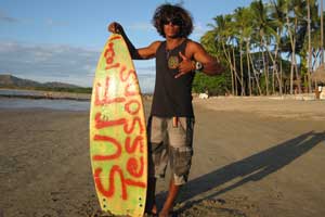 Tamarindo is a surfer town. Many good waves are close by: Playa Grande, Playa Negra, Playa Avellanas...